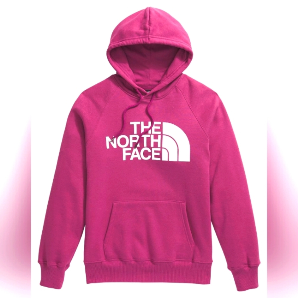 The North Face "Cyber Pink" Half Dome Pullover Long-Sleeve Hoodie for Women NWT